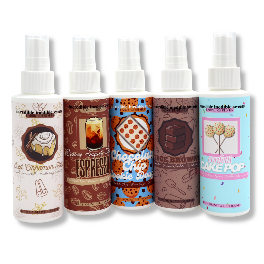 Mini Fabric Refresher Gift Set - Set of (5) 4 Oz. Bottles