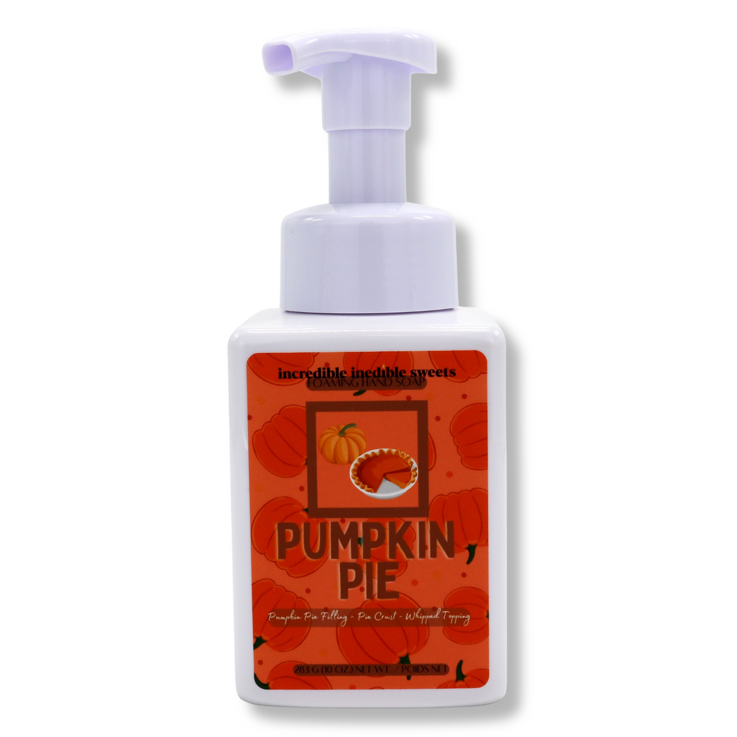 Pumpkin Pie Foaming Hand Soap - Ultra Moisturizing, Organic Oils, Richly Scented - 10 Oz.
