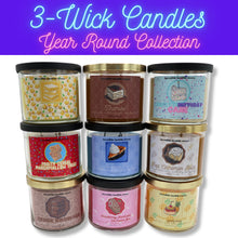 Load image into Gallery viewer, Year Round Collection: Premium 3 Wick Candle
