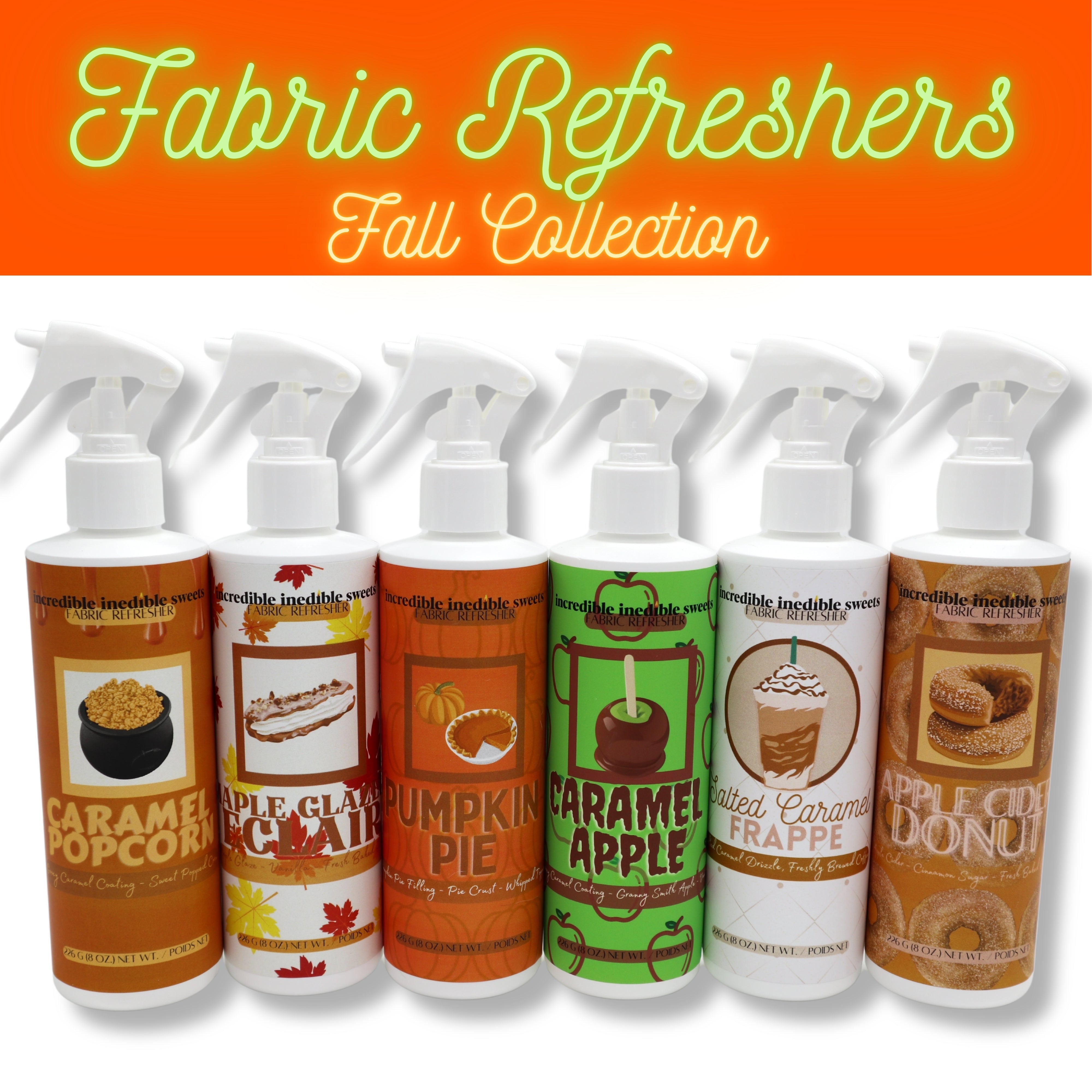 Fall Collection: Premium Fabric Refreshers – Incredible Inedible Sweets